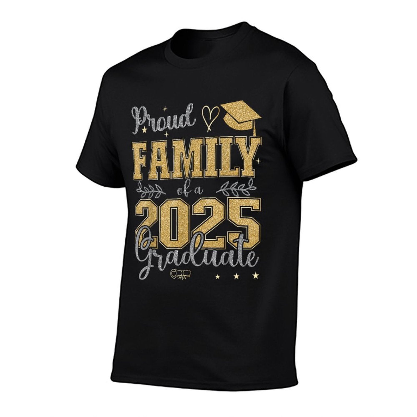 Proud Family of A Class of 2025 Graduate for Graduation  Eco-friendly Material T-Shirt