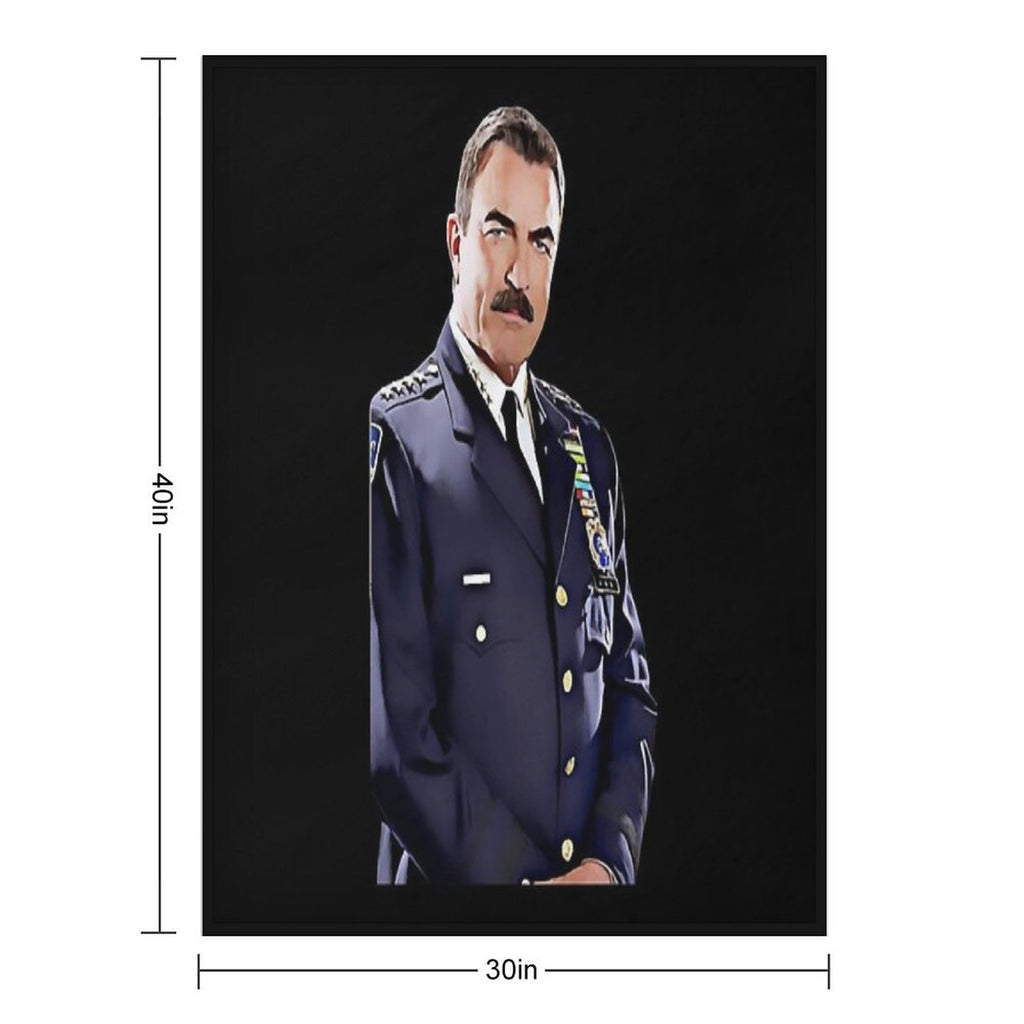 Frank Reagan Art Tv Police Series Show Versatility Throw Blanket