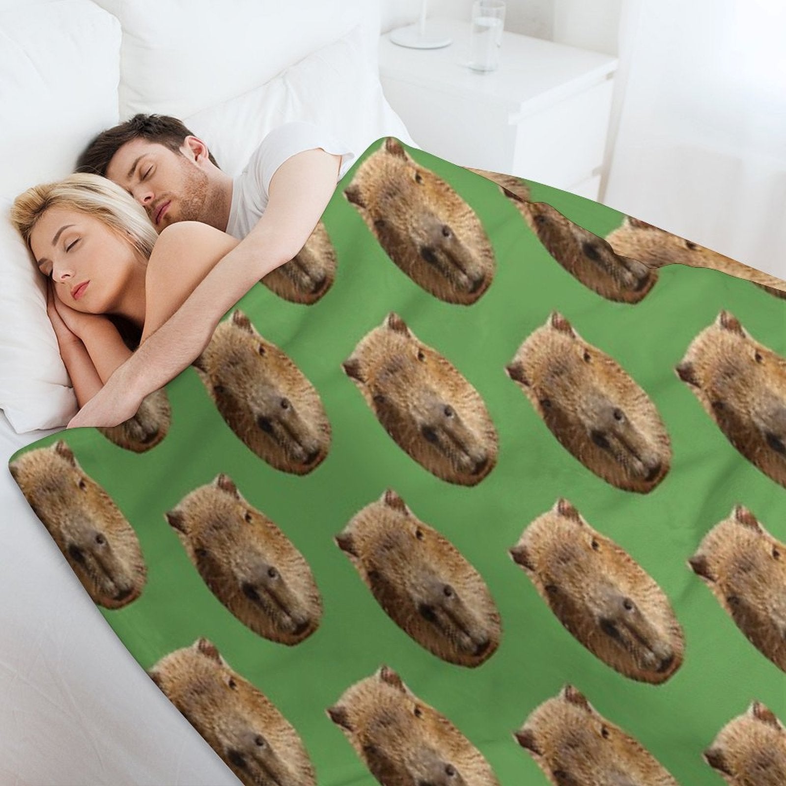 Don't Worry Be Cappy Wrinkle-free Throw Blanket