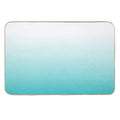 Turquoise Ombre  Slip-Resistant Bath Mat