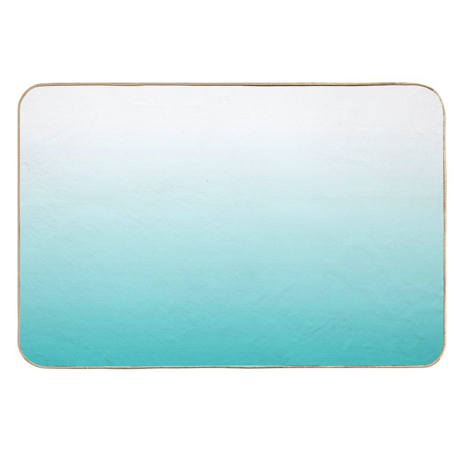 Turquoise Ombre  Slip-Resistant Bath Mat