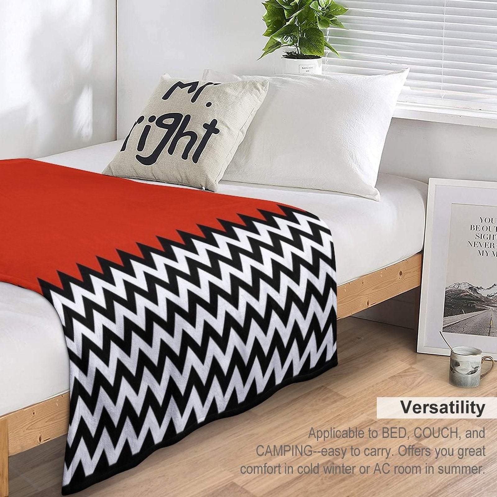 Black Lodge (Twin Peaks) Inspired Graphic Compact Throw Blanket