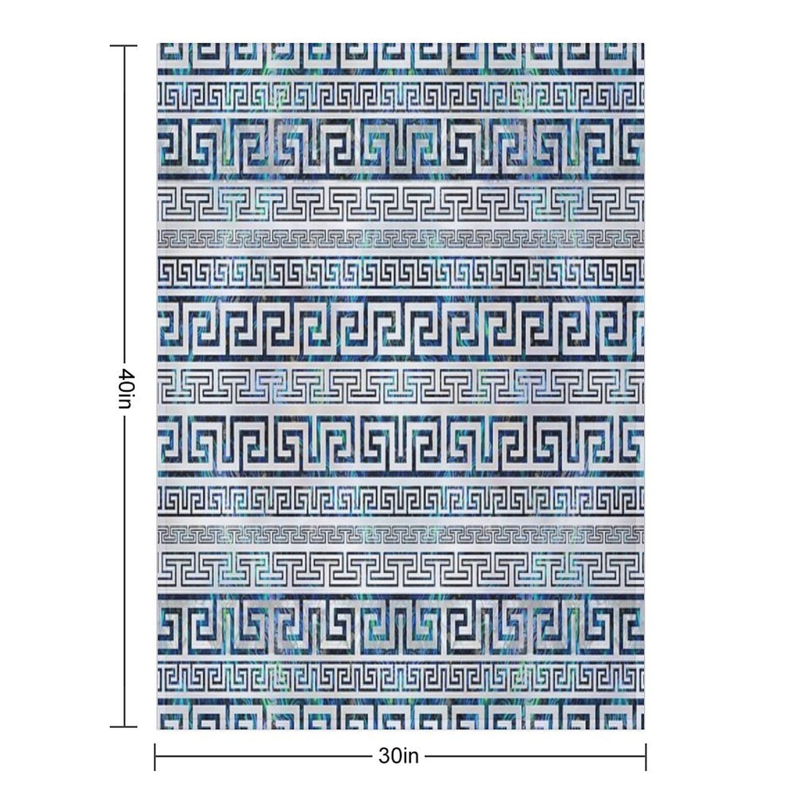 Greek Meander Pattern - Greek Key Ornament Comfort Throw Blanket