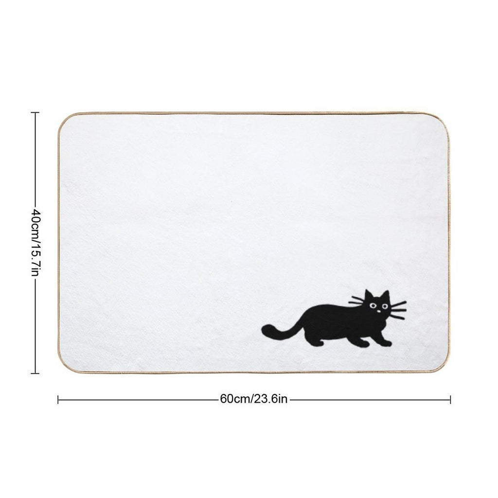 Black Cat(s)  Multi-Purpose Bath Mat