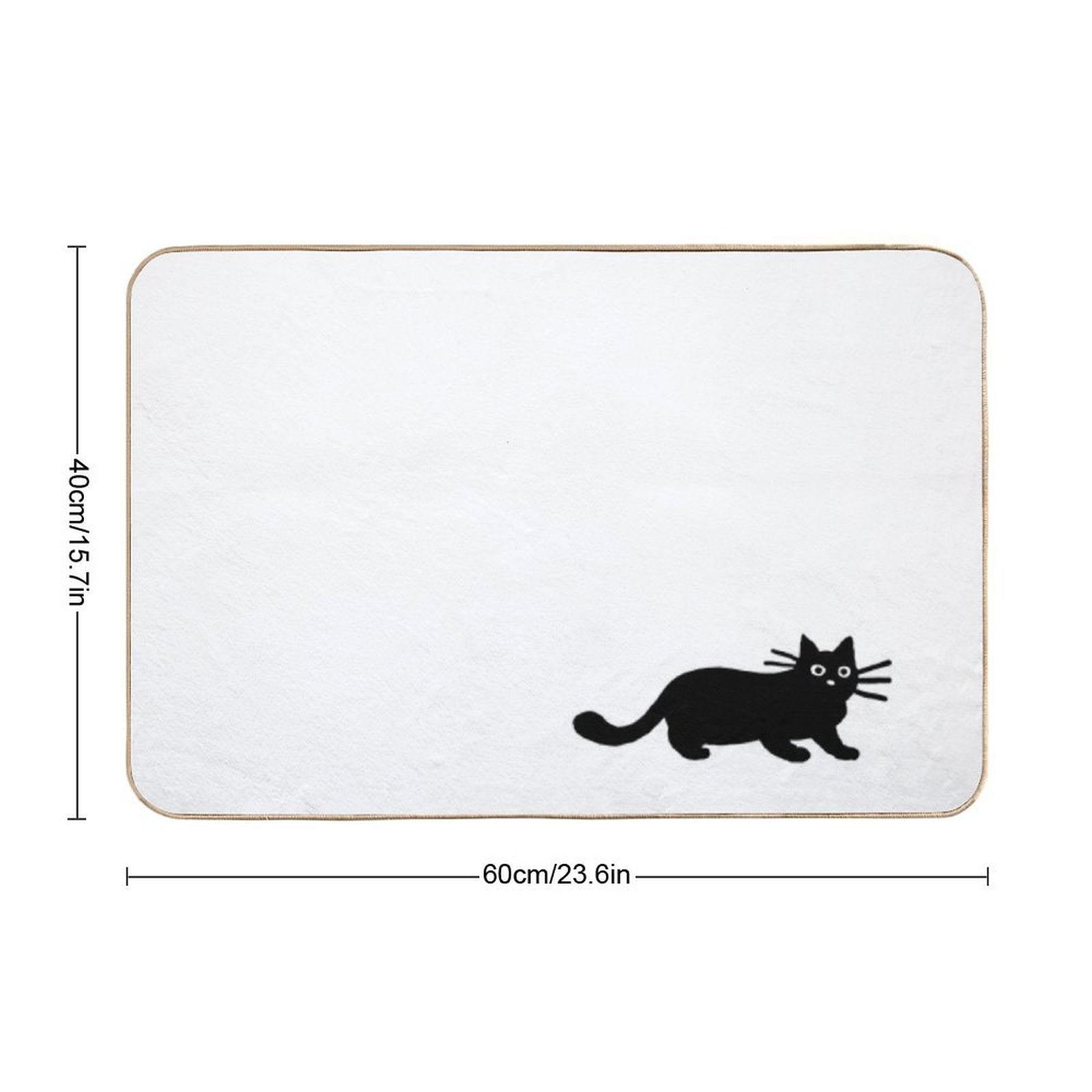 Black Cat(s)  Multi-Purpose Bath Mat