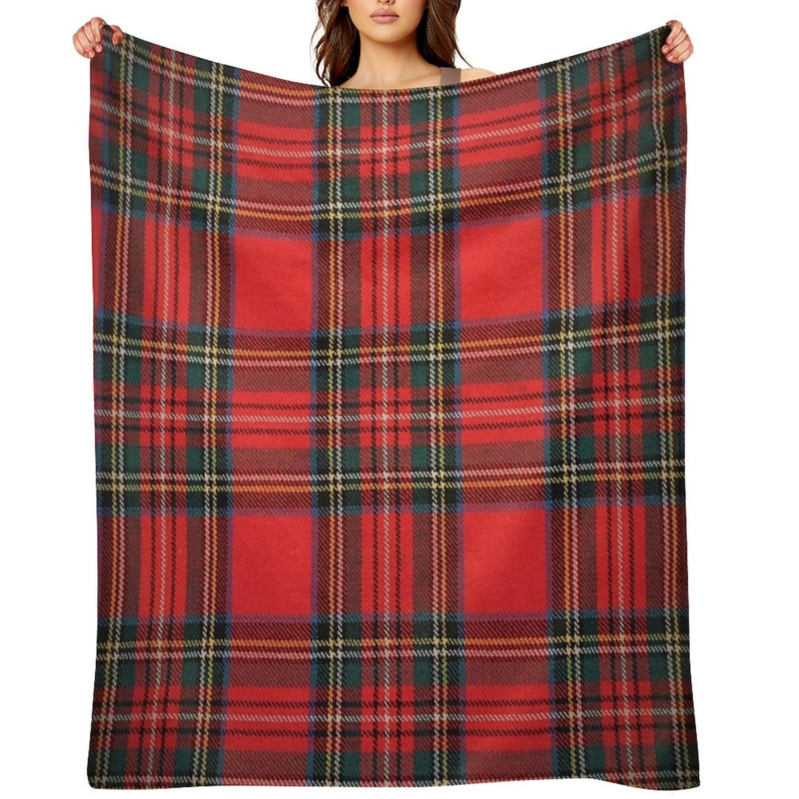 Royal Stewart Tartan Velvety-soft Throw Blanket