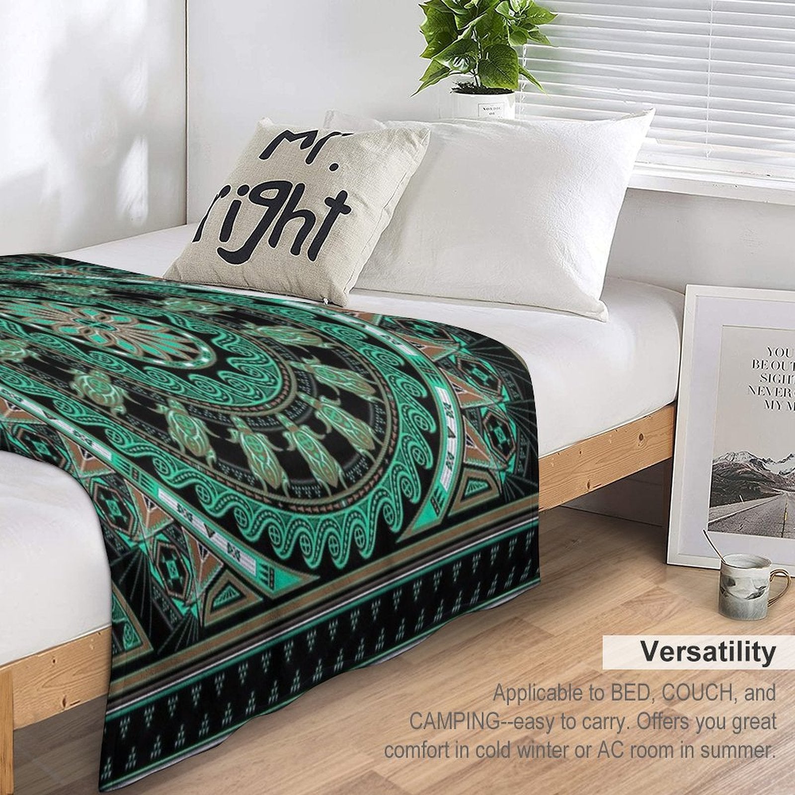 The Turtle (Keya) Comfort Throw Blanket