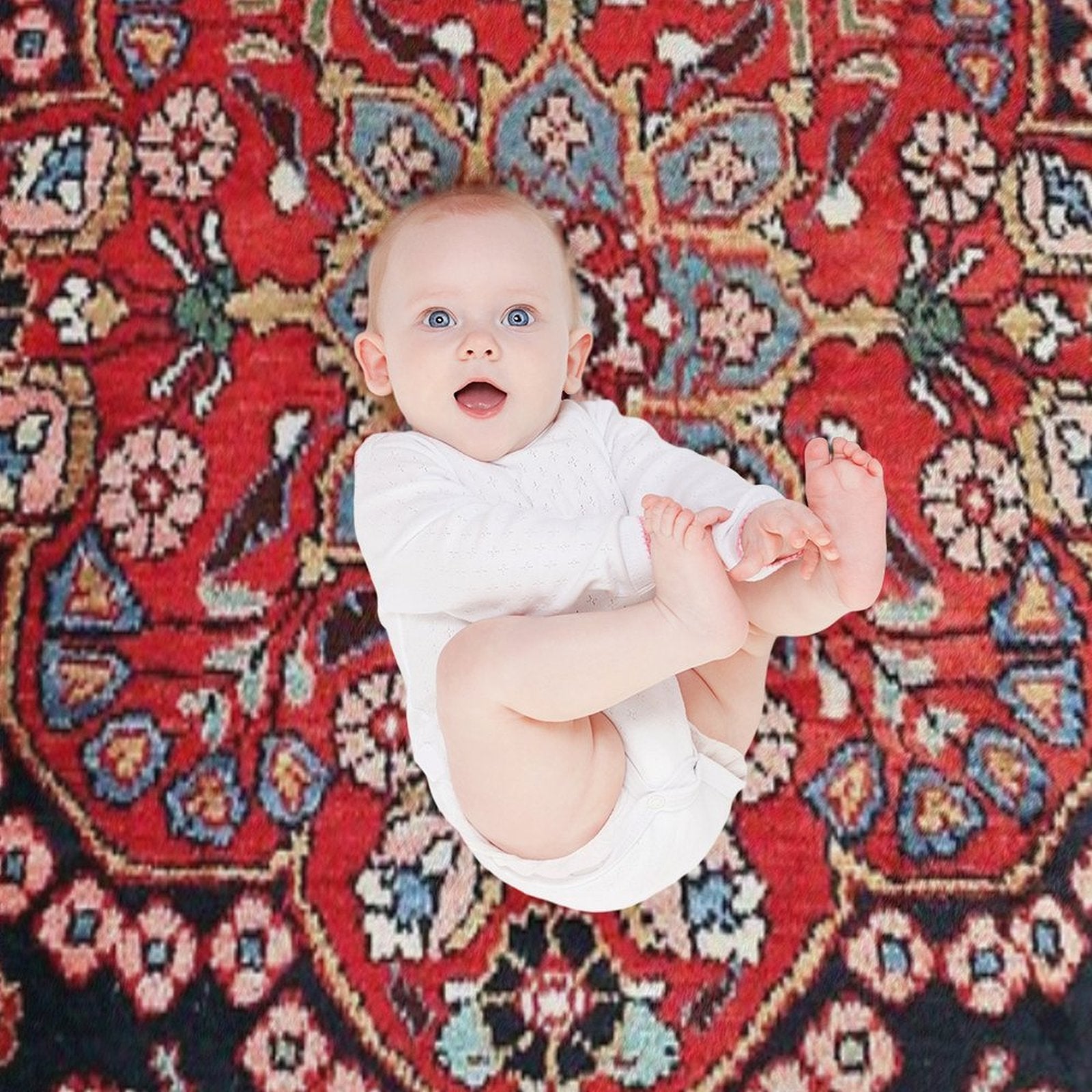 Persian Carpet Shrink-resistant Throw Blanket
