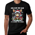 Funny Christmas Italian Christmas Donkey Dominic The Donkey  Wrinkle-resistant T-Shirt