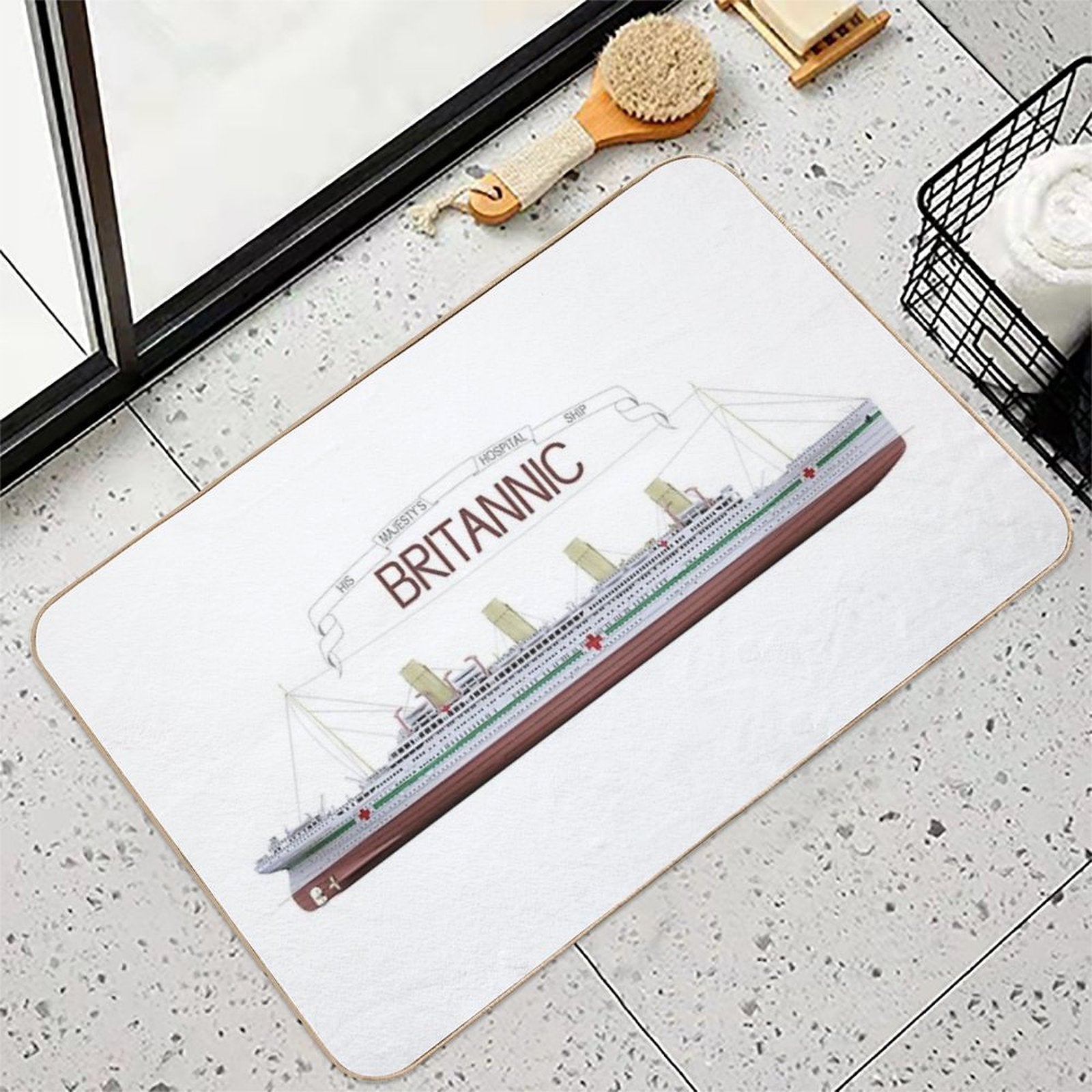 HMHS Britannic Durable Bath Mat