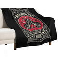 Country Music Lover Vintage Nashville Retro Tennessee Rockabilly Guitars All-season Throw Blanket