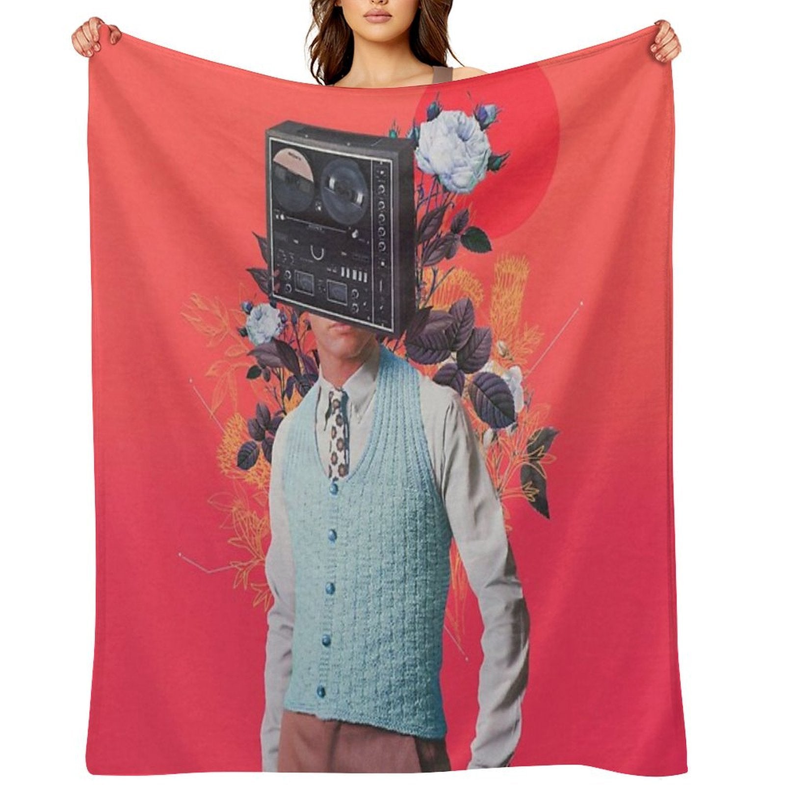 Phonohead All-season Throw Blanket