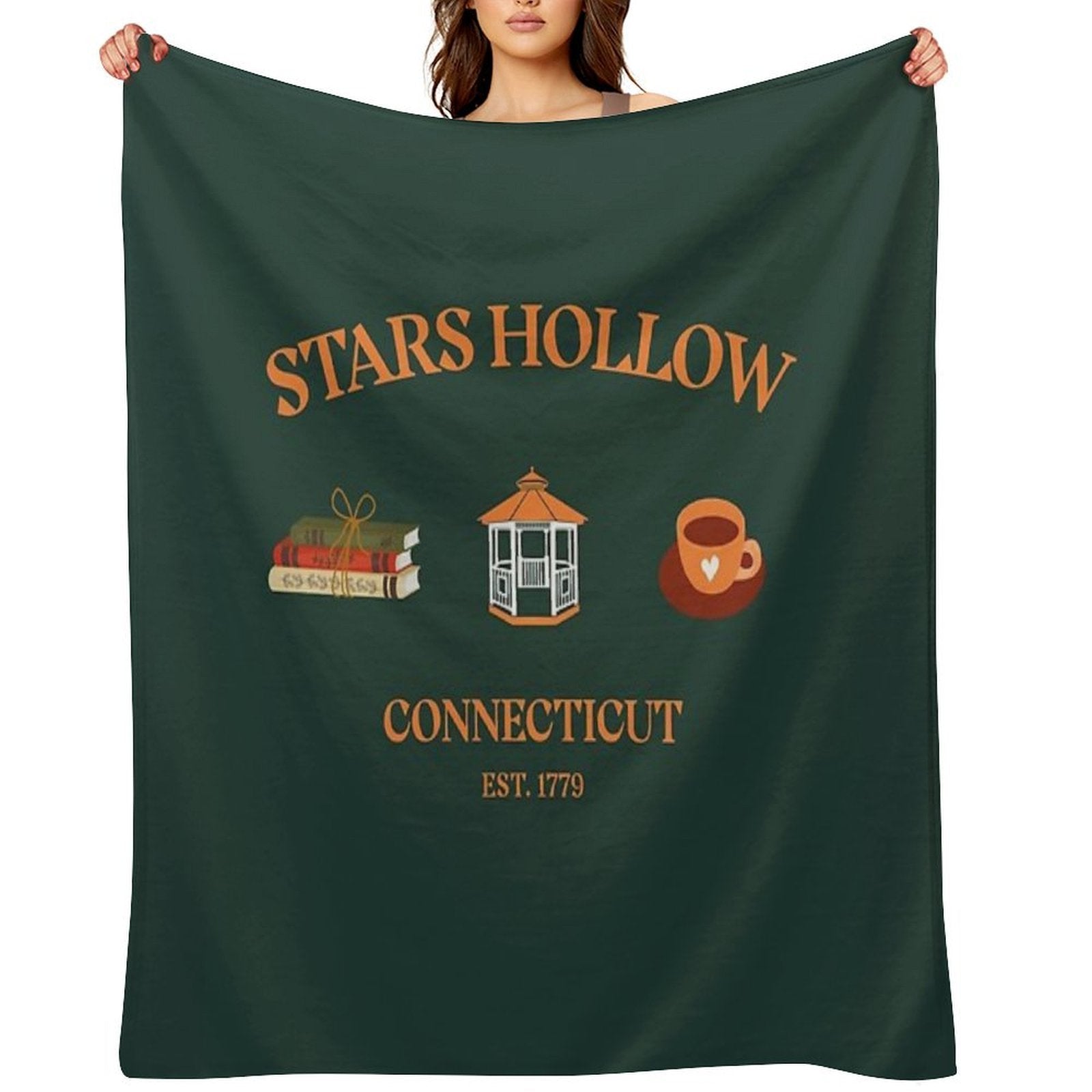 Stars Hollow Connecticut All-season Throw Blanket