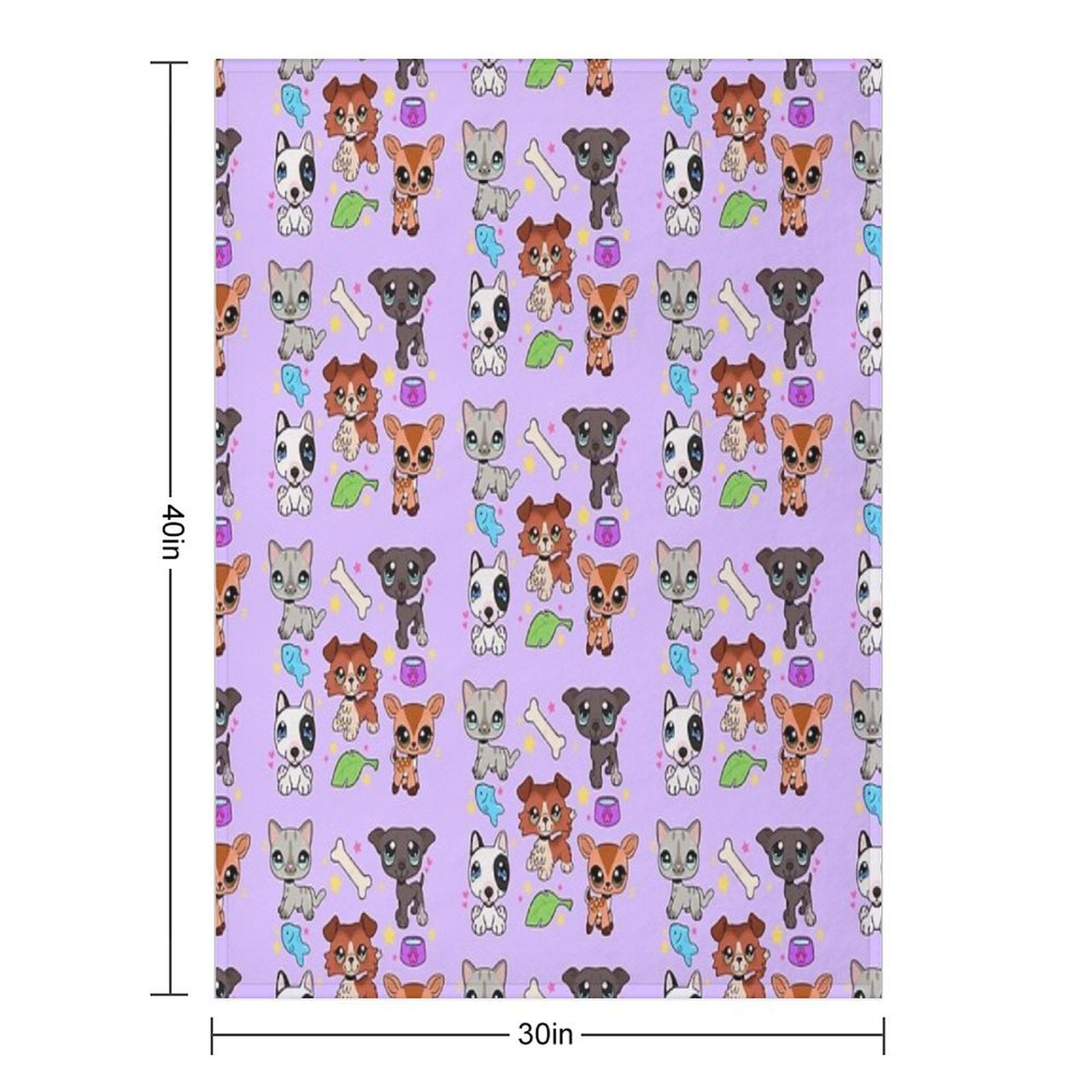 LPS Bunch Compact Throw Blanket