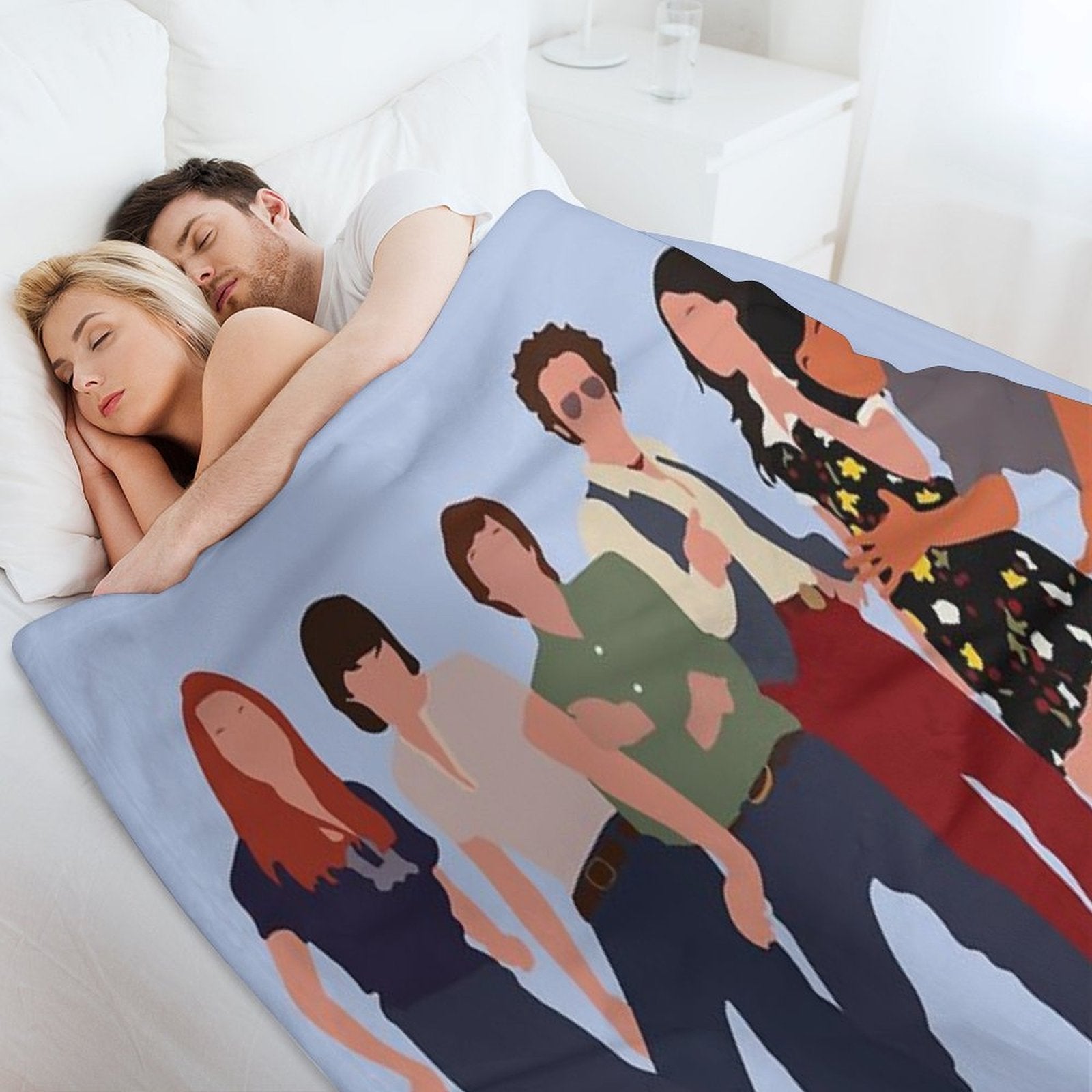 That 70's Show Gang Lightweight Throw Blanket
