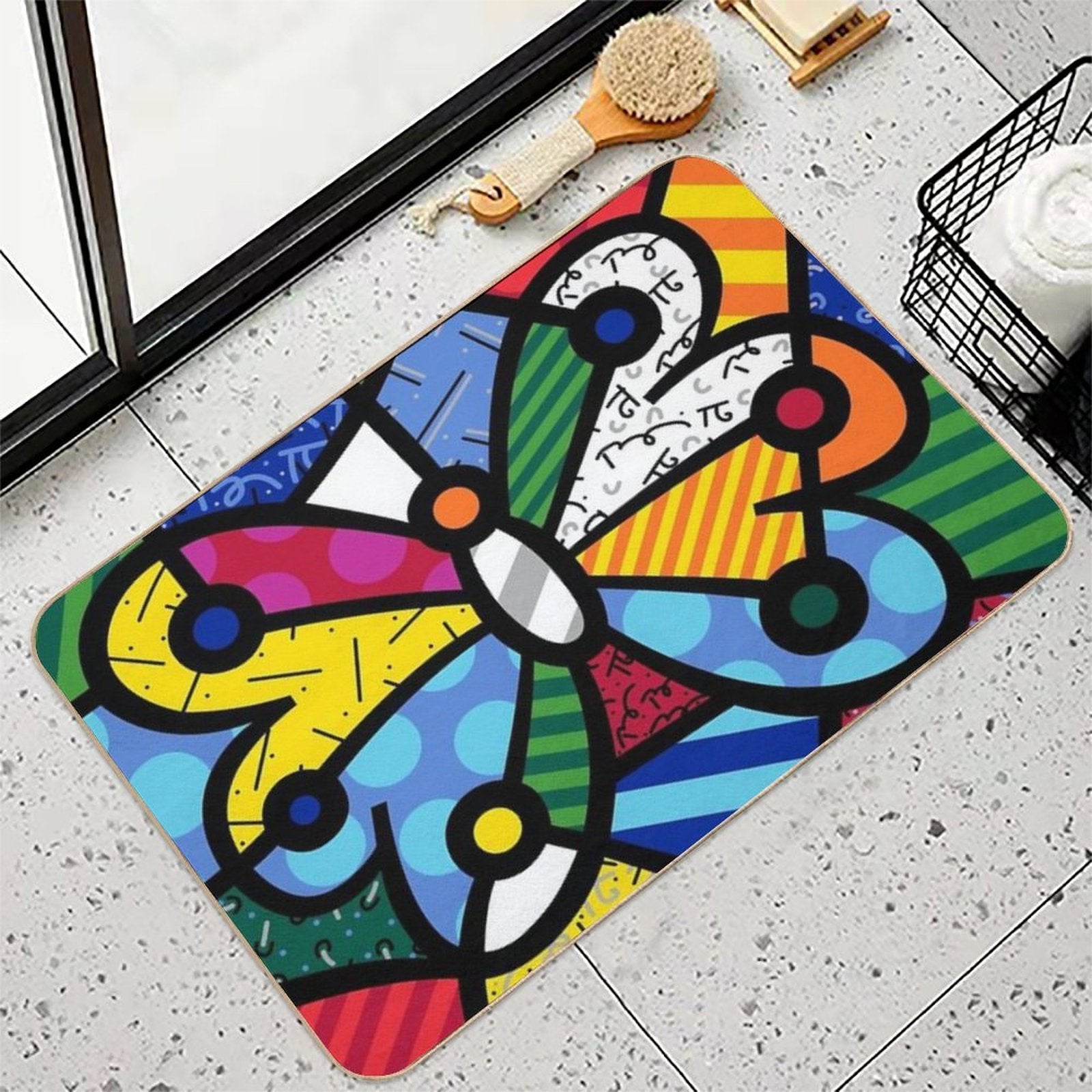 Romero Britto  Pet-Safe Bath Mat