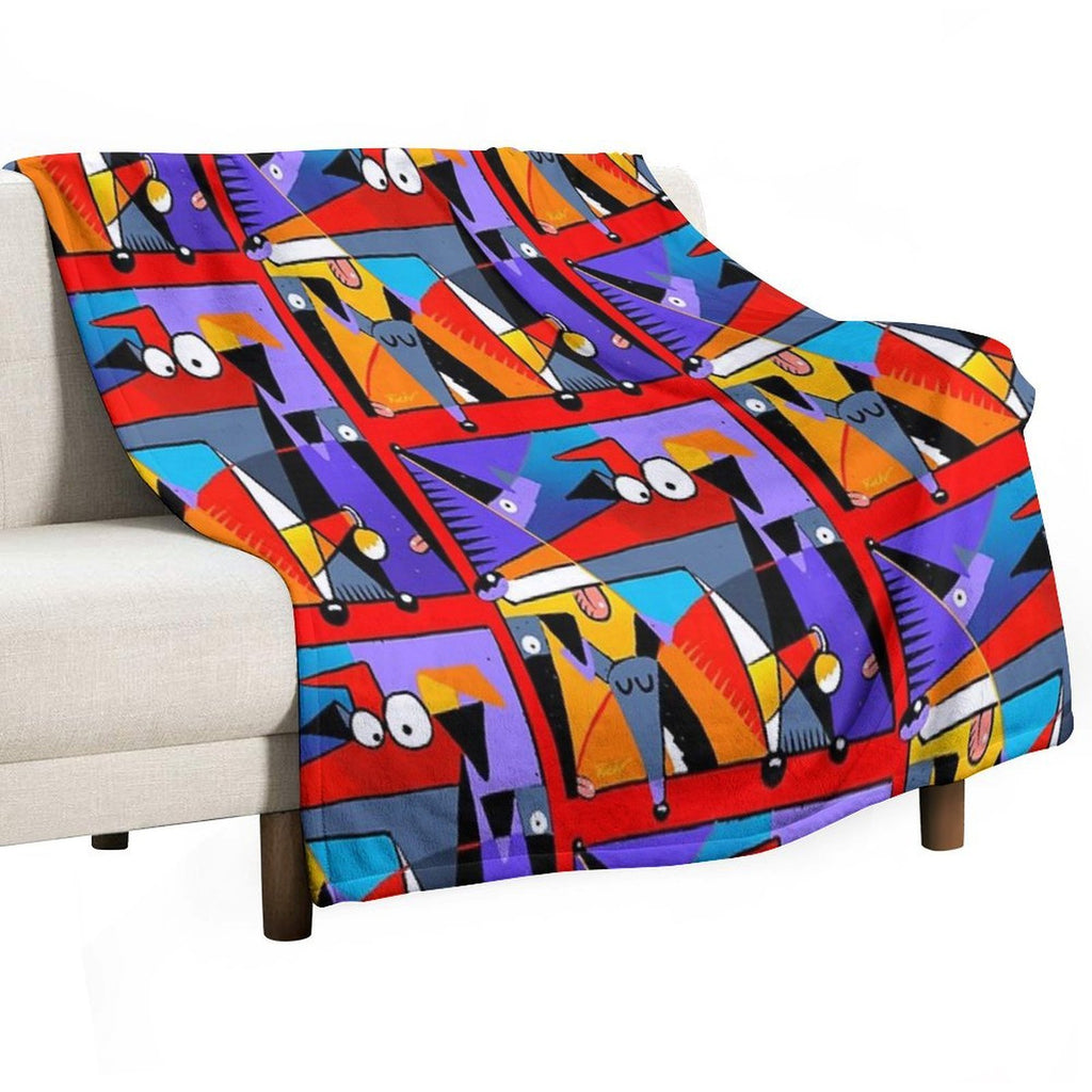 Derpism Travel-friendly Throw Blanket