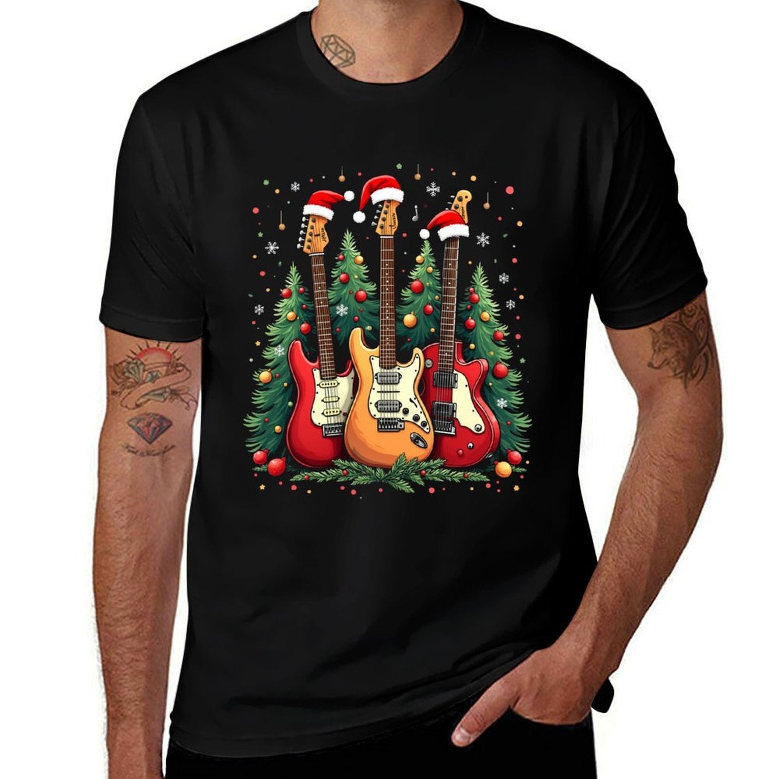 Christmas Electric Guitars  Affordable Price T-Shirt