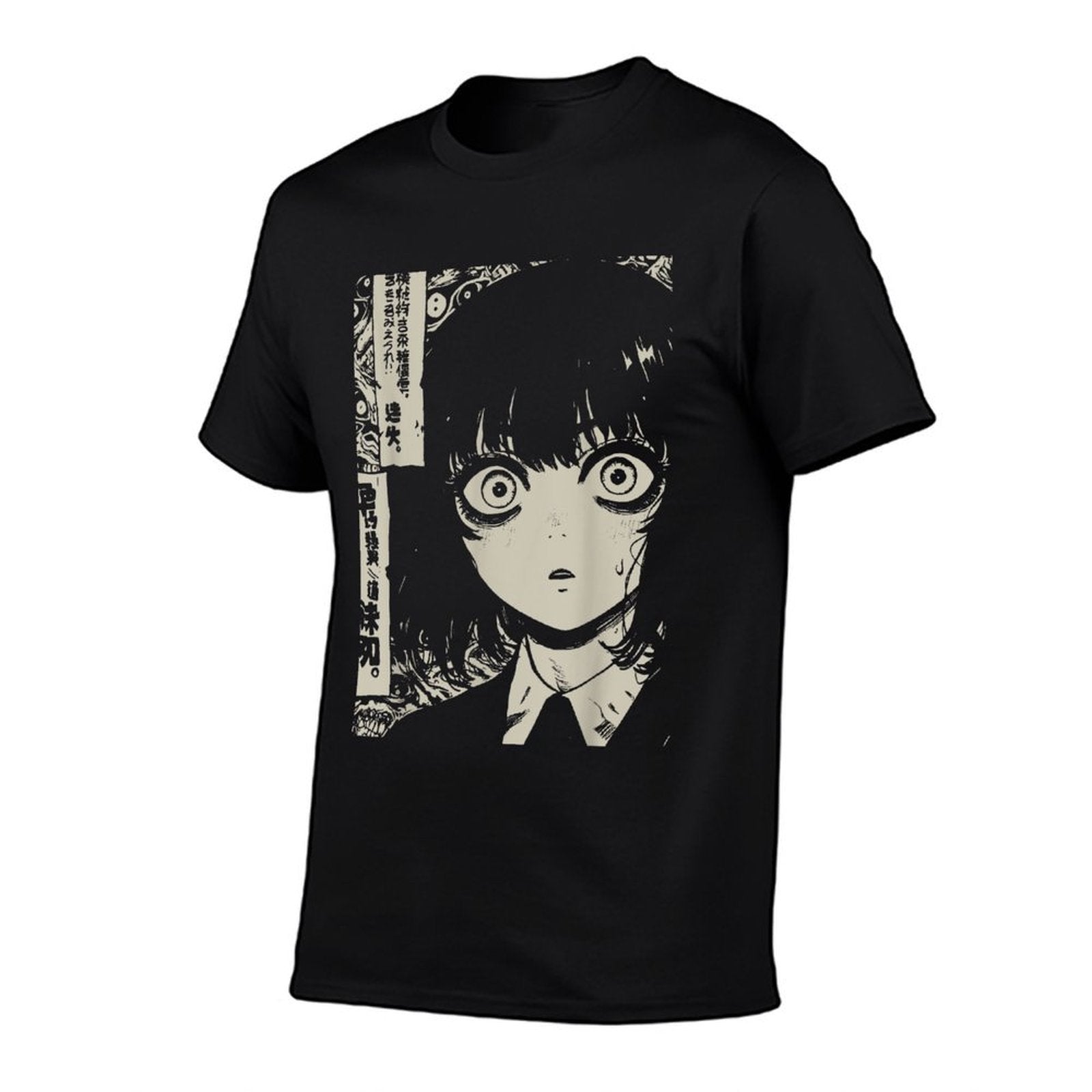Horror Anime Manga  Japan Japanese Creepy Kawaii Goth  High-quality Stitching T-Shirt