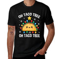 Christmas Oh Taco Tree Xmas Mexican Food Men Women Boys Kids  Summer-ready Fabric T-Shirt