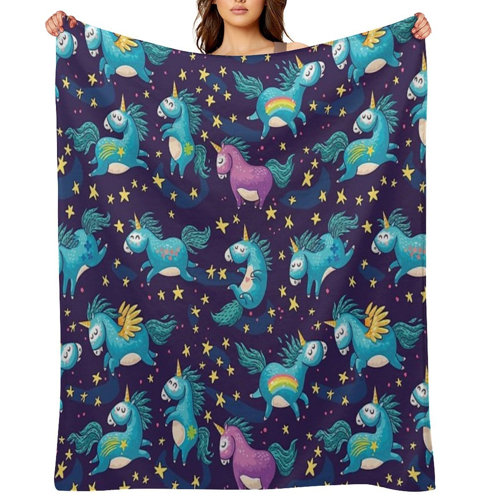 I Believe in Magic Eco-conscious Throw Blanket