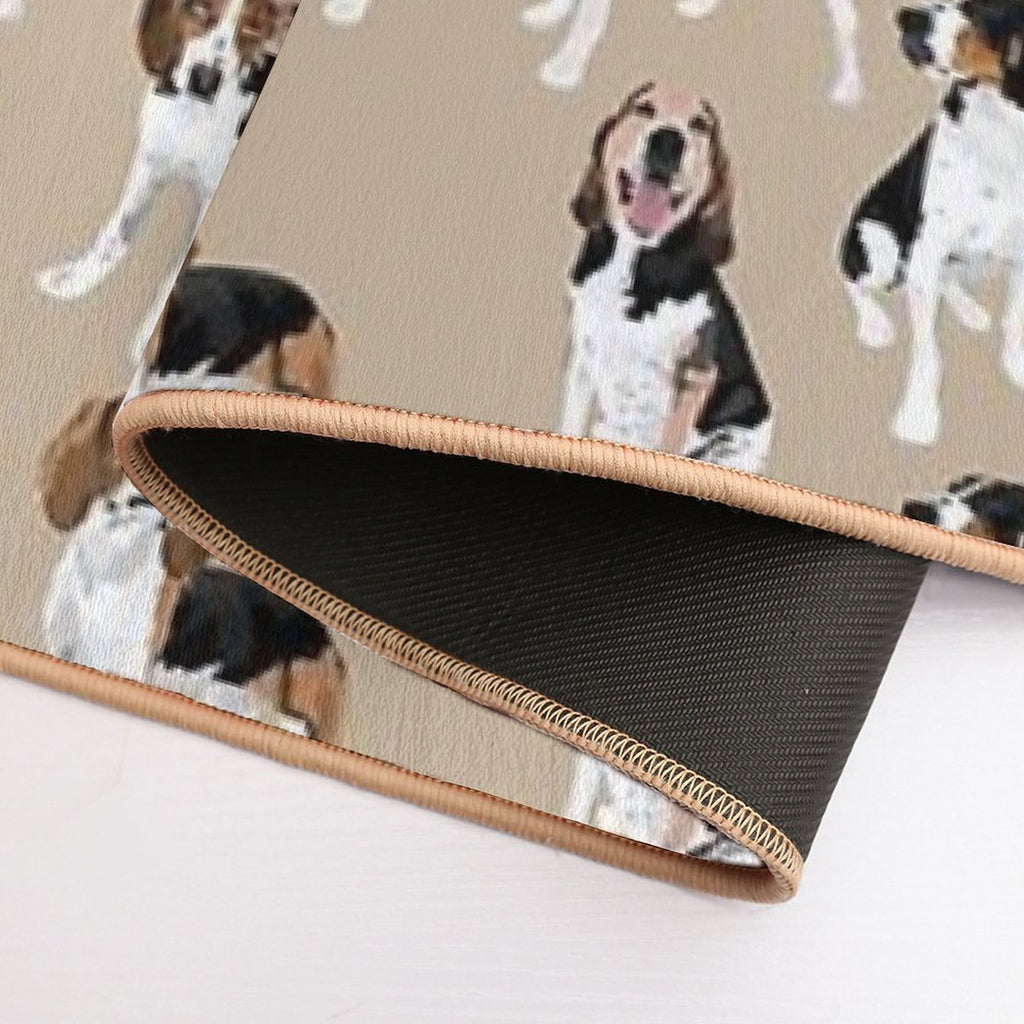 Treeing Walker Coonhound on Tan  Pet-Safe Bath Mat