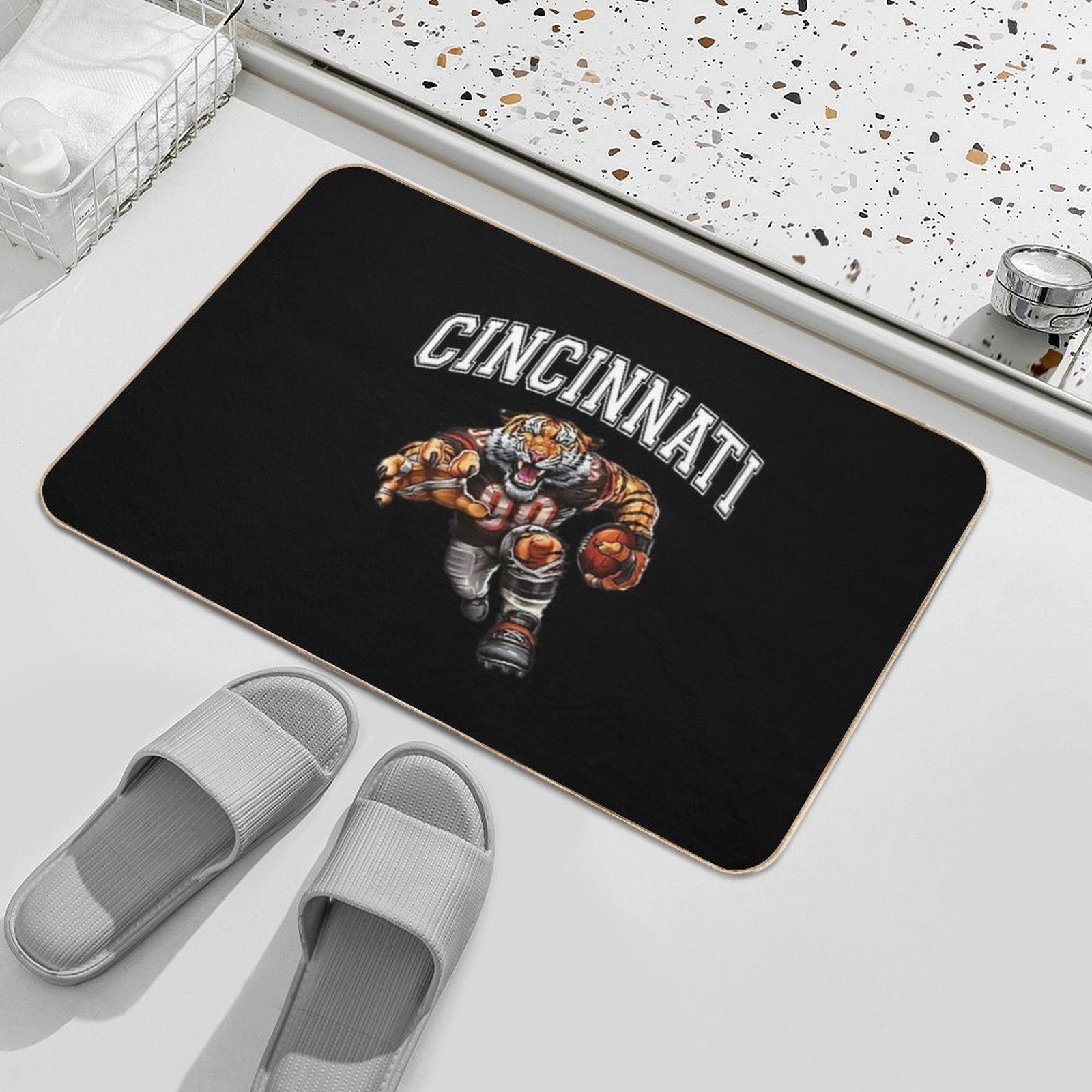 Cincinnati Football  Toxin-Free Bath Mat