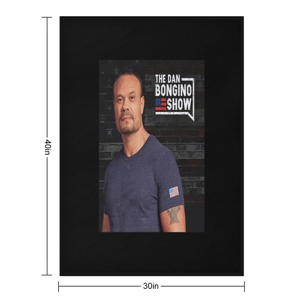 The Dan Bongino Show Easy Care Throw Blanket