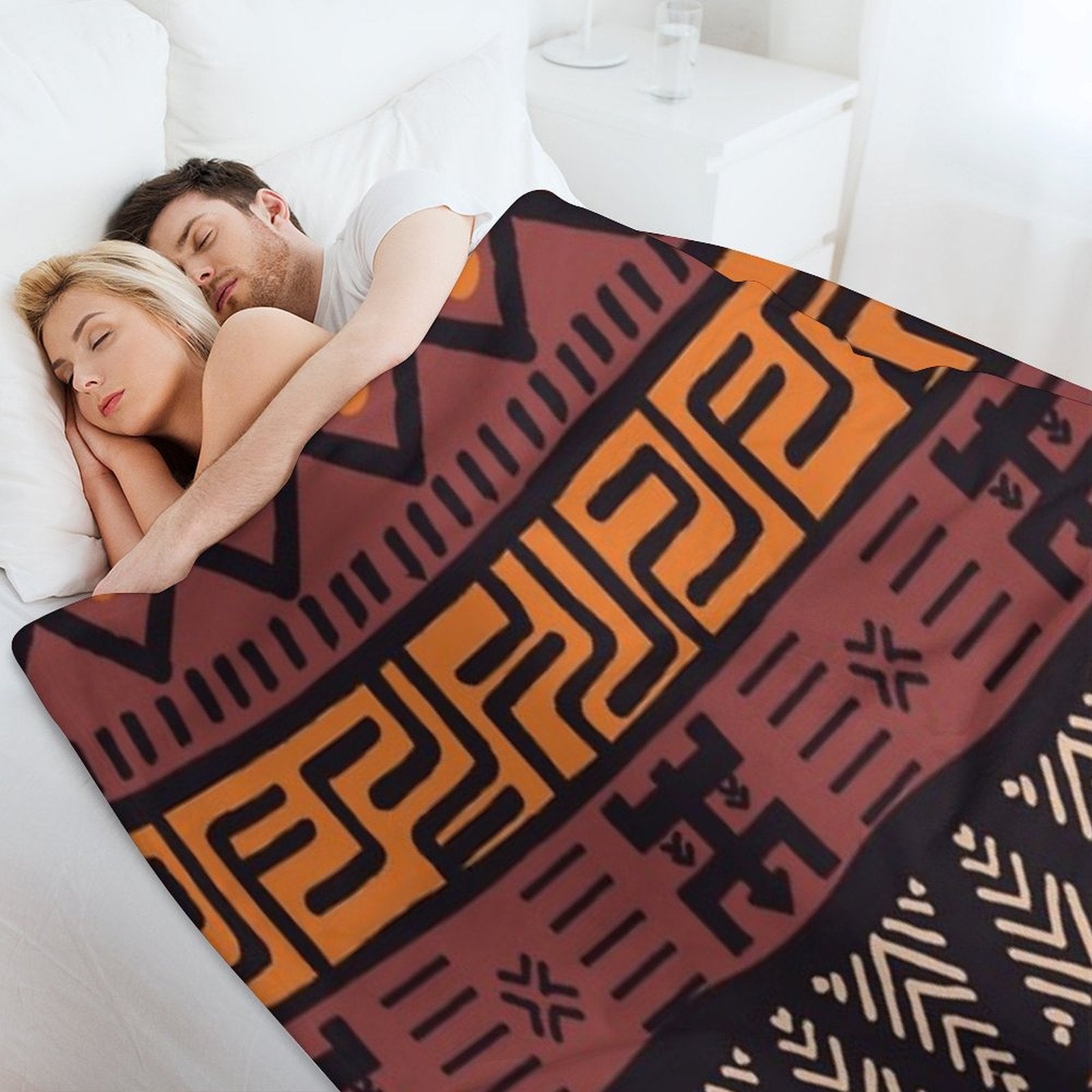 African Tribal Print Lightweight Throw Blanket
