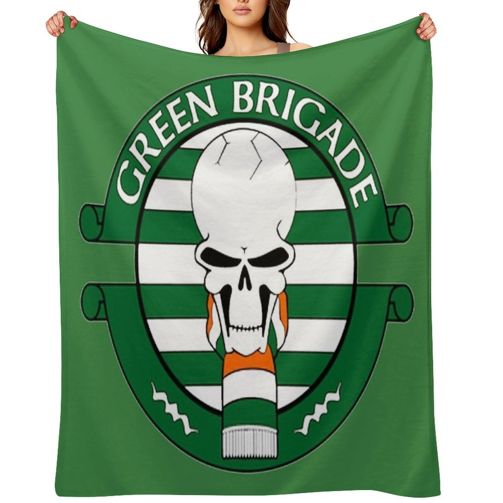 Green Brigade Durable Throw Blanket