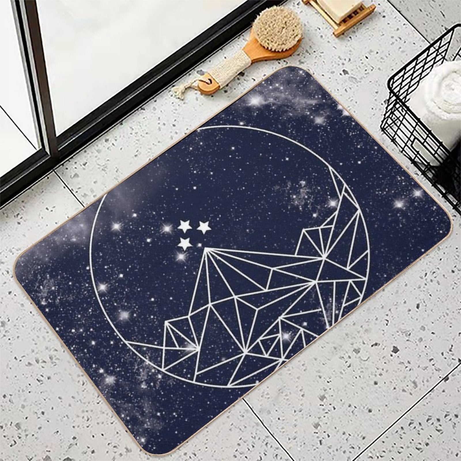 Acomaf Mountains  Dirt-Trapping Bath Mat
