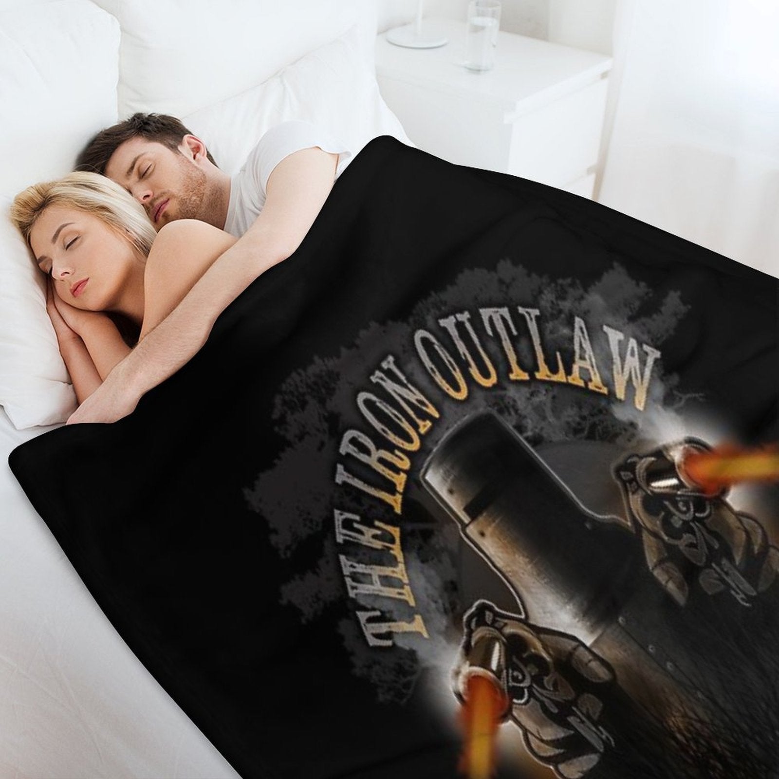 Ned Kelly Sustainable Throw Blanket
