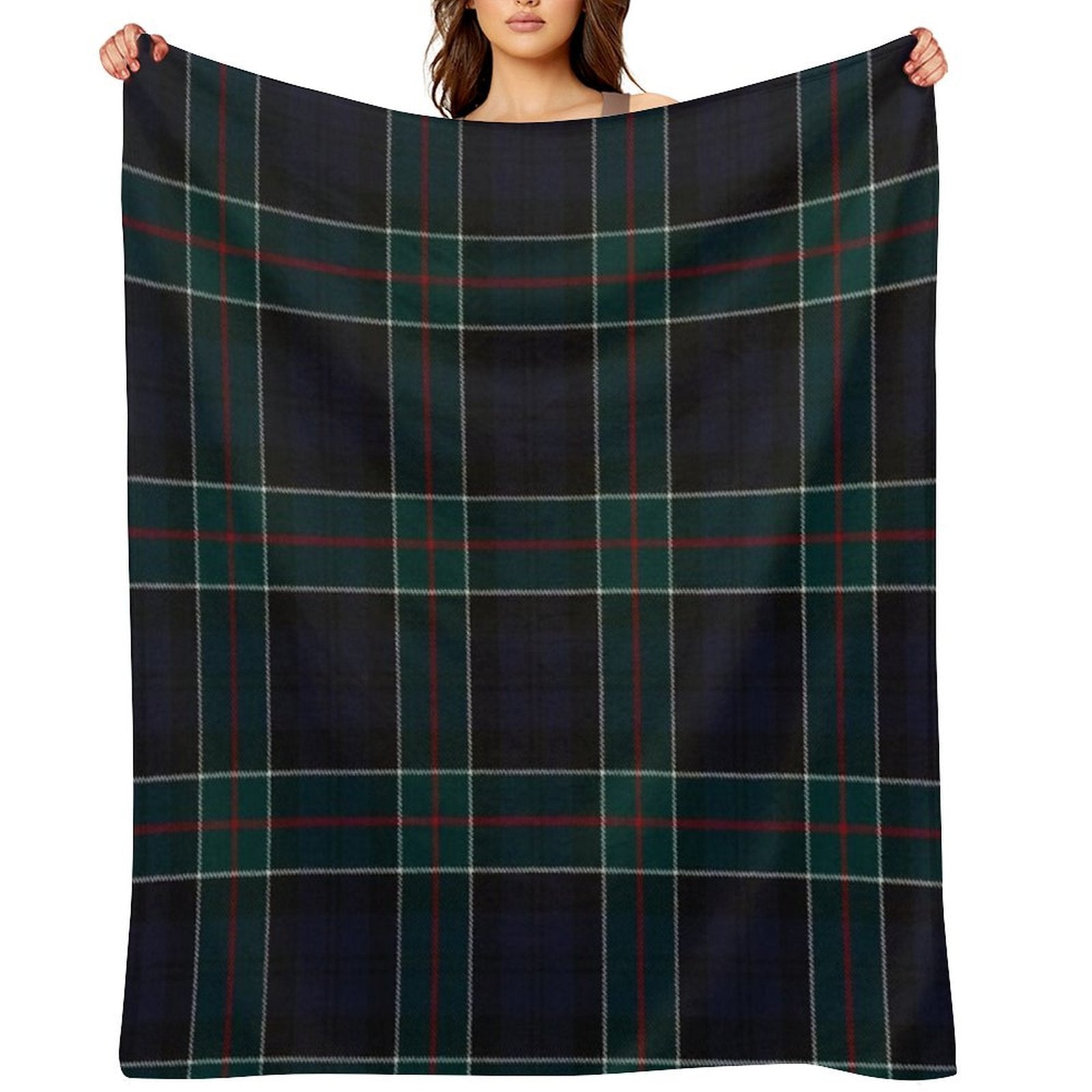 Colquhoun Scottish Tartan Travel-friendly Throw Blanket