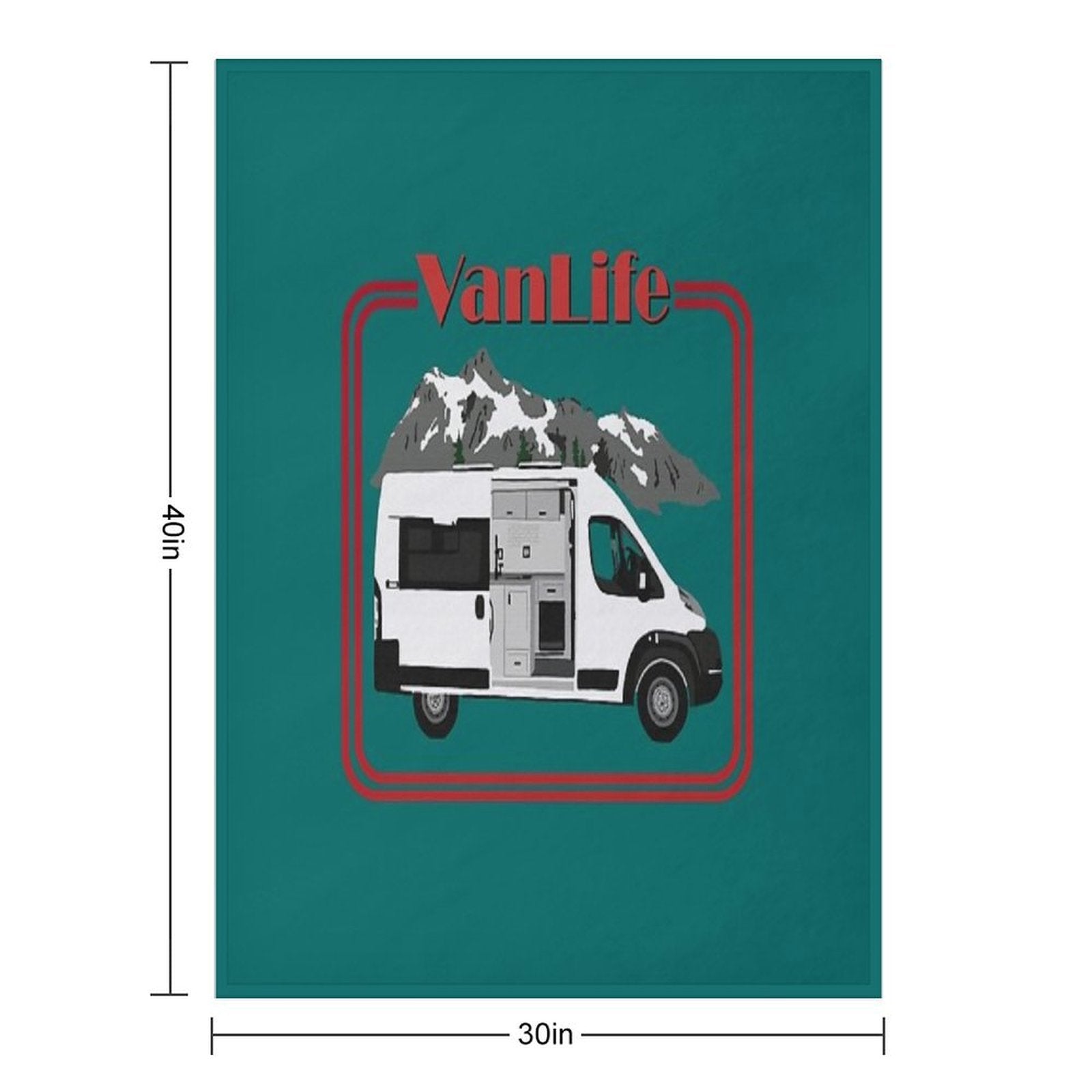 VanLife Lightweight Throw Blanket
