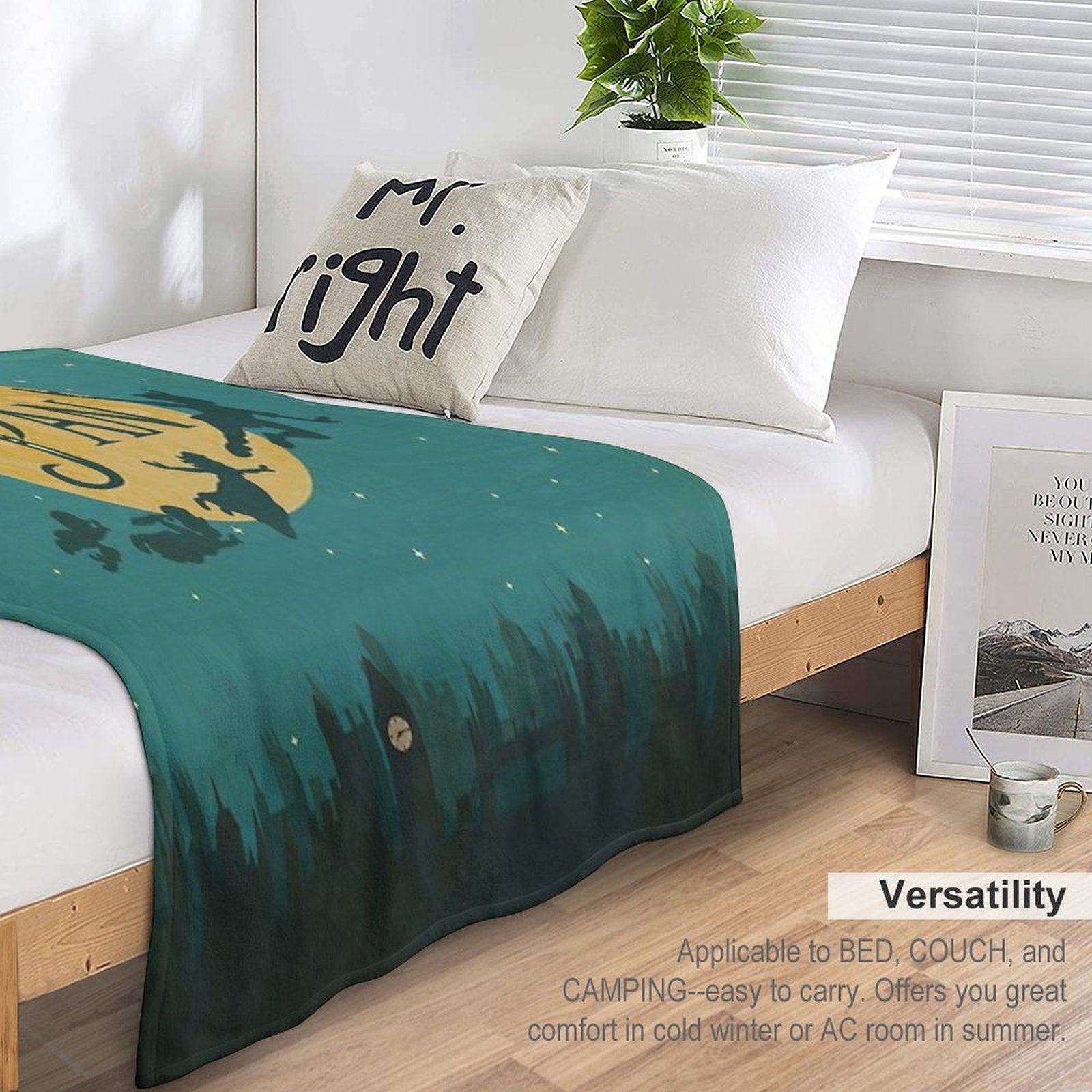 Vintage Style Classic Pan Durable Throw Blanket