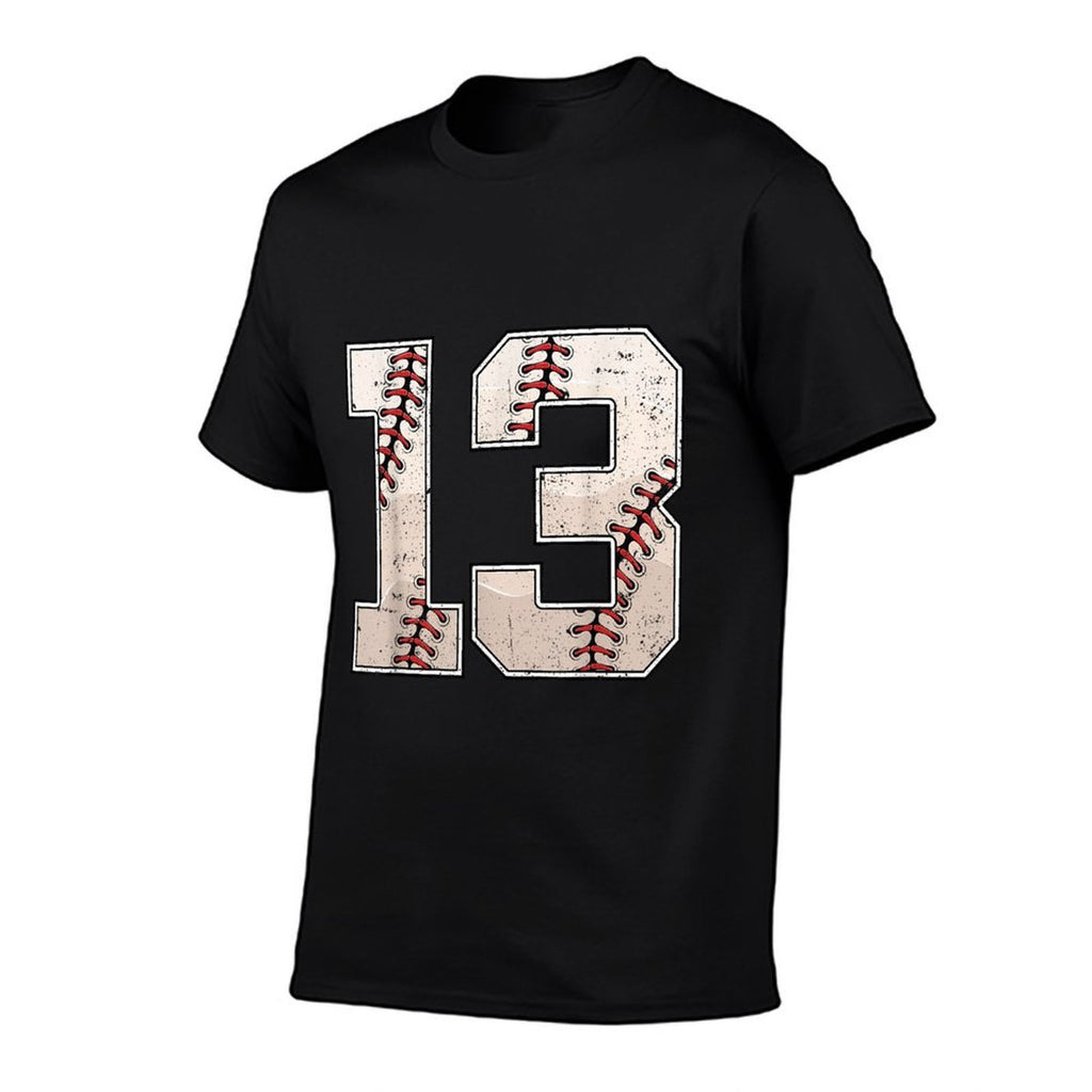 Baseball Birthday Boy Thirteen 13 Years Old 13th Bday Party  Graphic-printed T-Shirt
