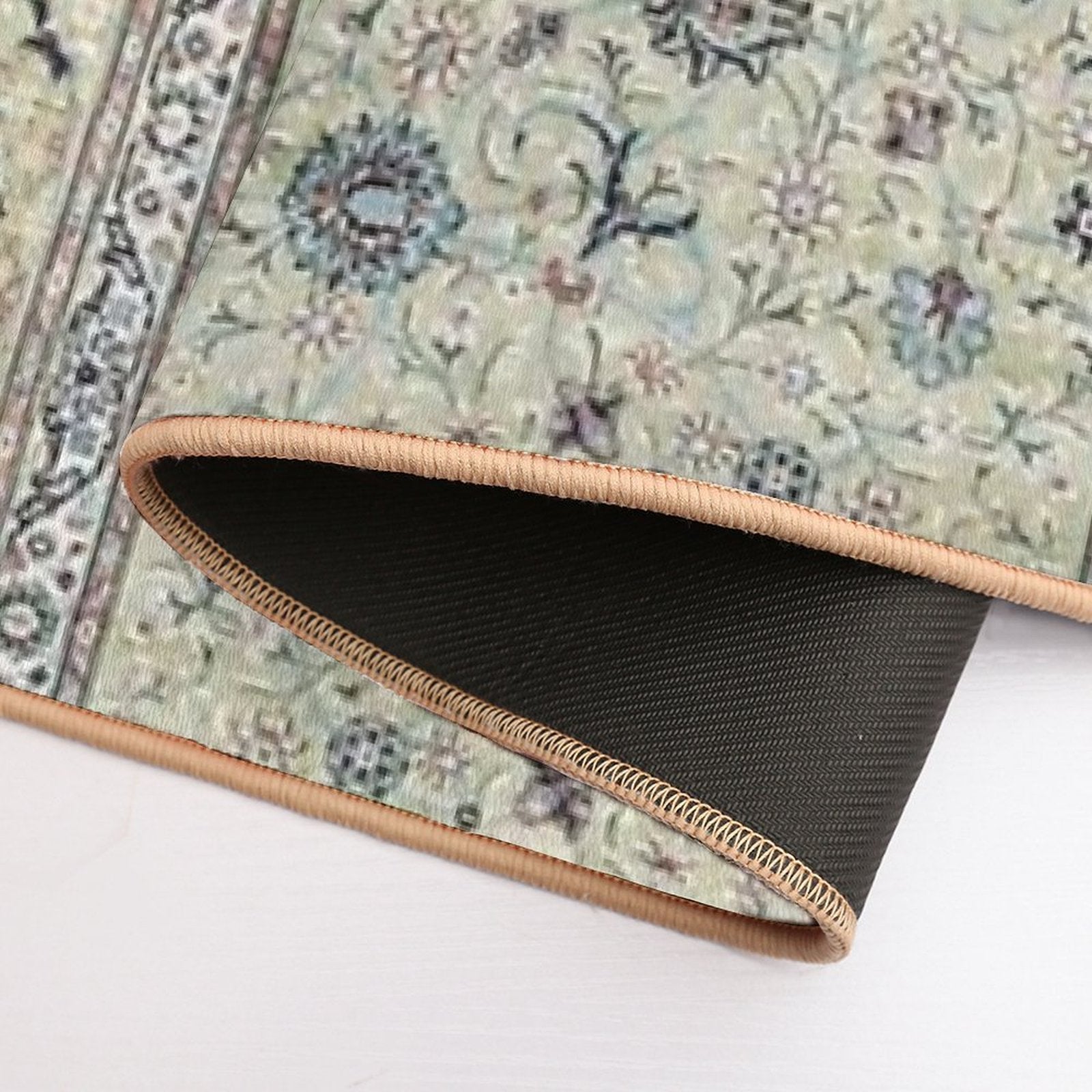 Kashan Isfahan Persian Carpet Print  Anti-Trip Bath Mat