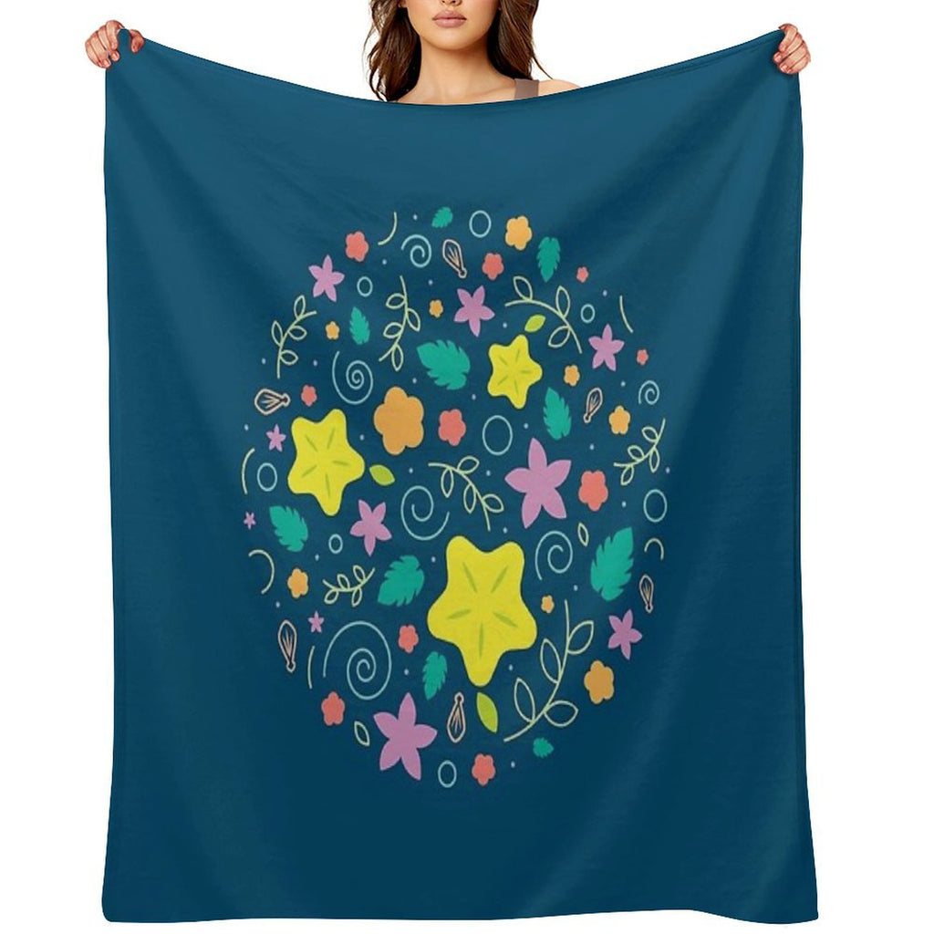 Destiny Pattern - Dark Multi-functional Throw Blanket