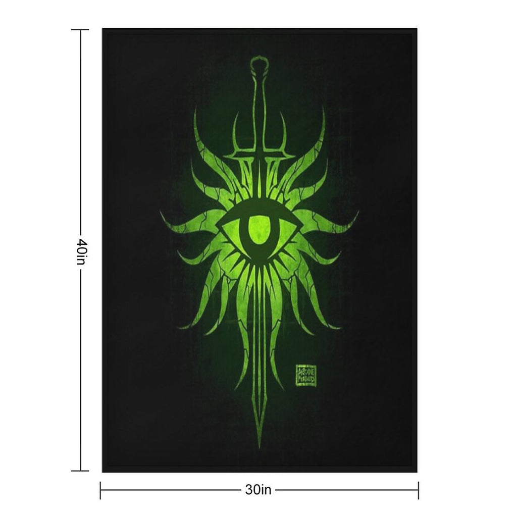 Dragon Age Inquisition Eco-conscious Throw Blanket