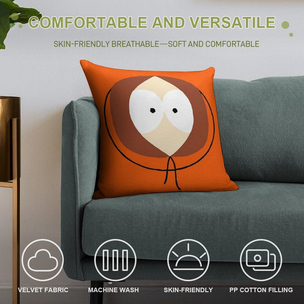 South Park - KENNY Soft Decorative Cover Throw Pillow
