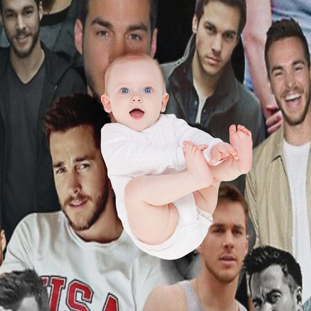 Kai Parker Photo Collage All-season Throw Blanket