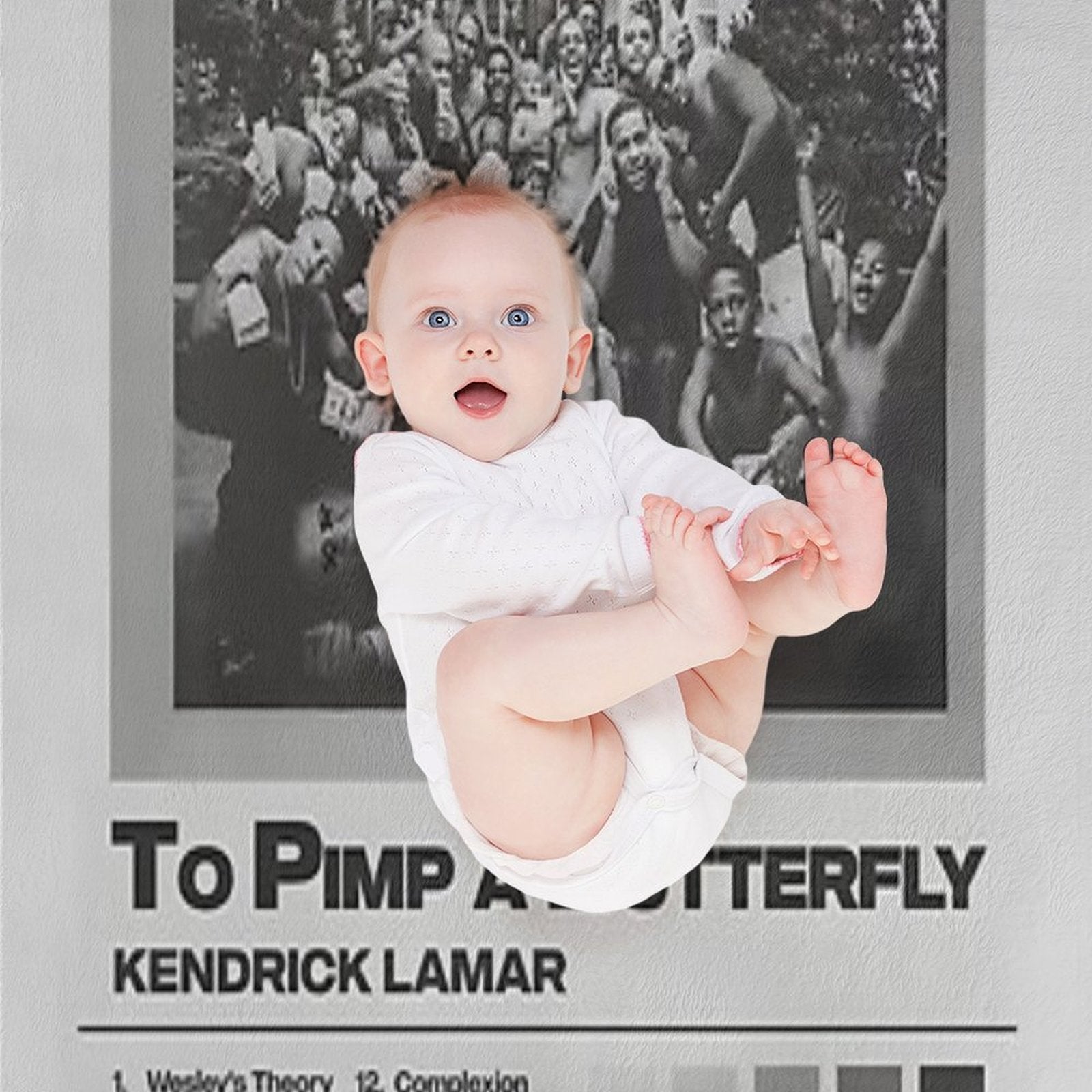 To Pimp A Butterfly  Kendrick Lamar - Tracklist Album Eco-conscious Throw Blanket