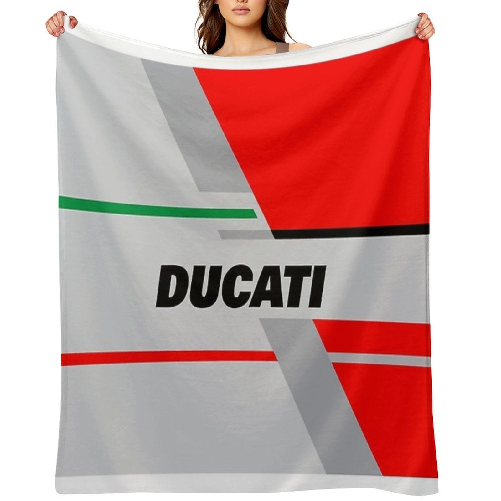 DUCATI Team R Plush Throw Blanket