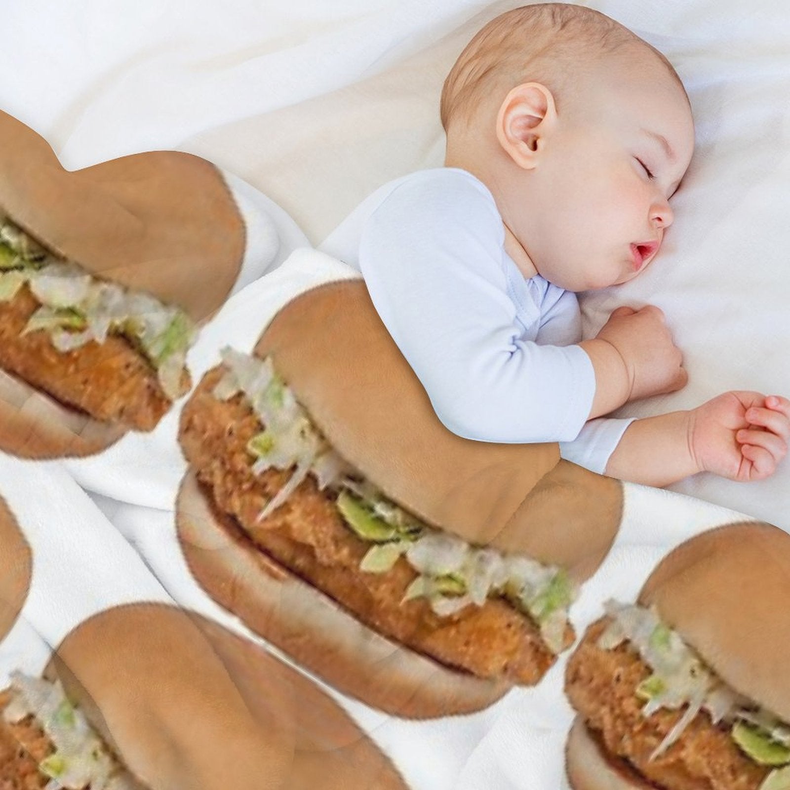 McChicken Wrinkle-free Throw Blanket
