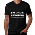 Funny Dads Favorite Son Daughter Im Dads Favorite  Polyester Blend T-Shirt