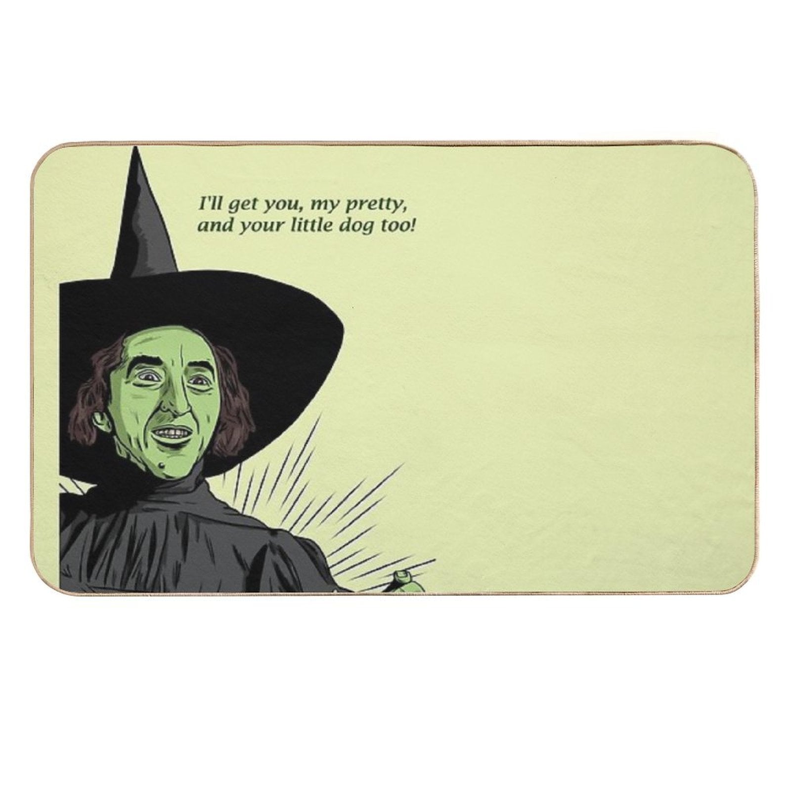 Wicked Witch  Easy Maintenance Bath Mat