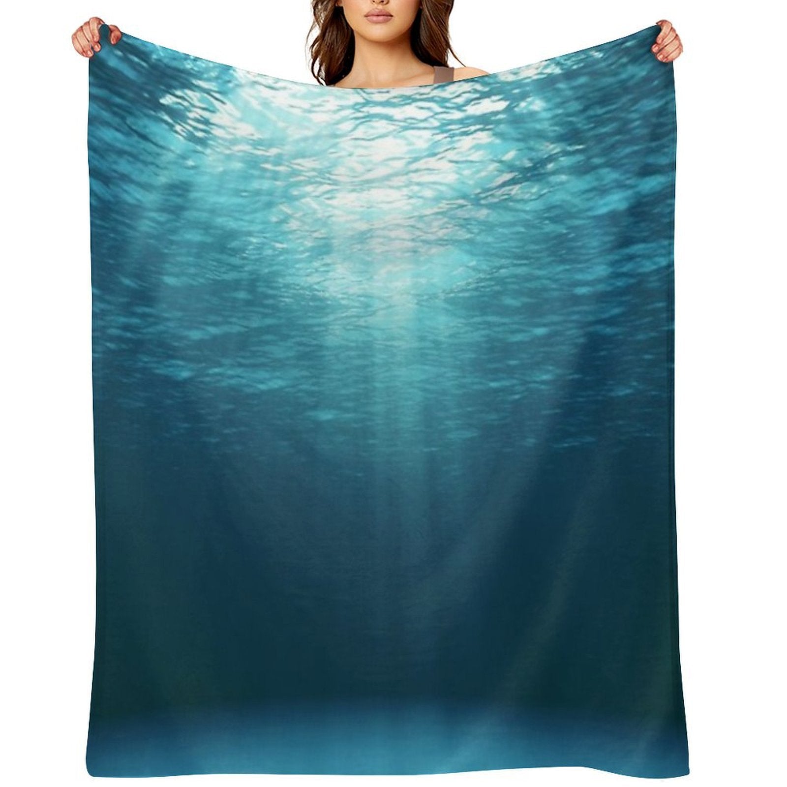 Look at Under The Sea Easy Care Throw Blanket