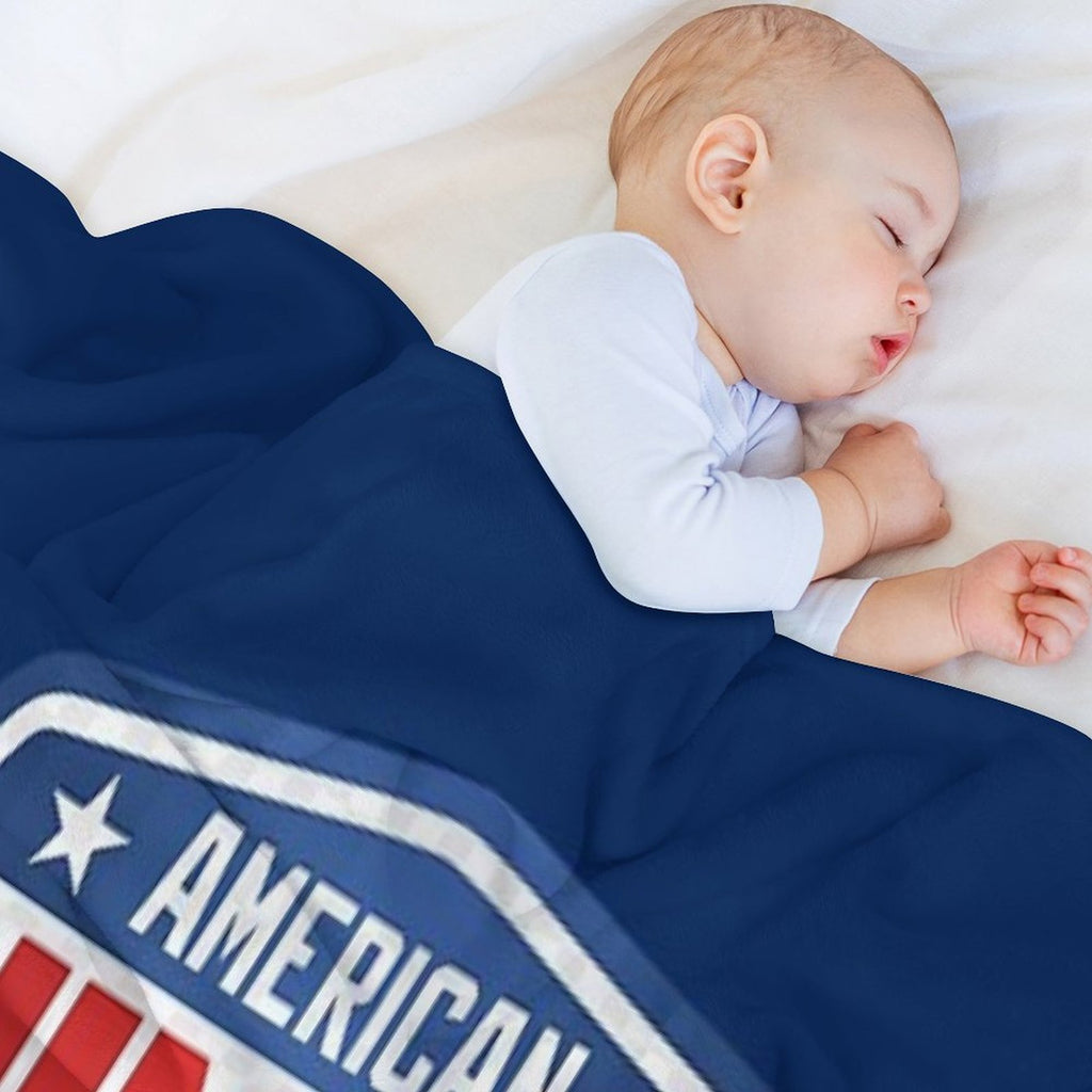 American Ninja Warrior Kids Camo Travel-friendly Throw Blanket