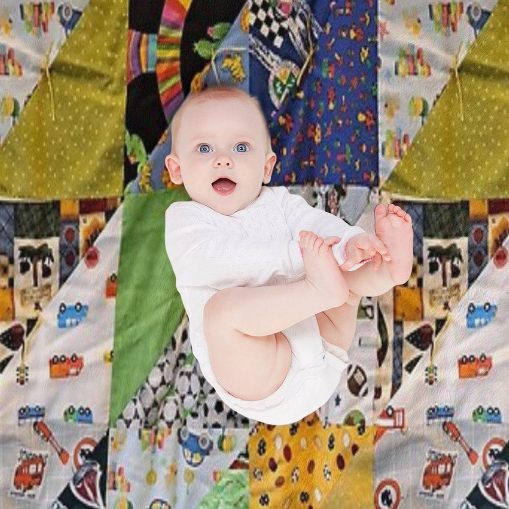 Kids Colorful Animal Funky And Fun Travel-friendly Throw Blanket