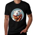 Funny Animal Face with Shawl Costume  Graphic-printed T-Shirt